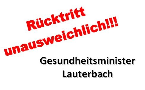 Gesundheitsminister Lauterbach verspielt letztes Vertrauen. Rücktritt unausweichlich!